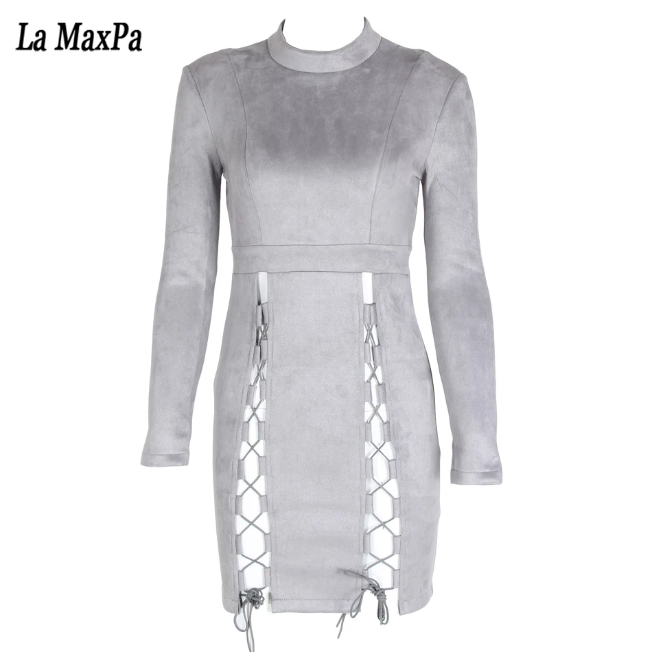 2021 летнее Серое Женское платье сексуальное тонкое Дамское бархатное с круглым