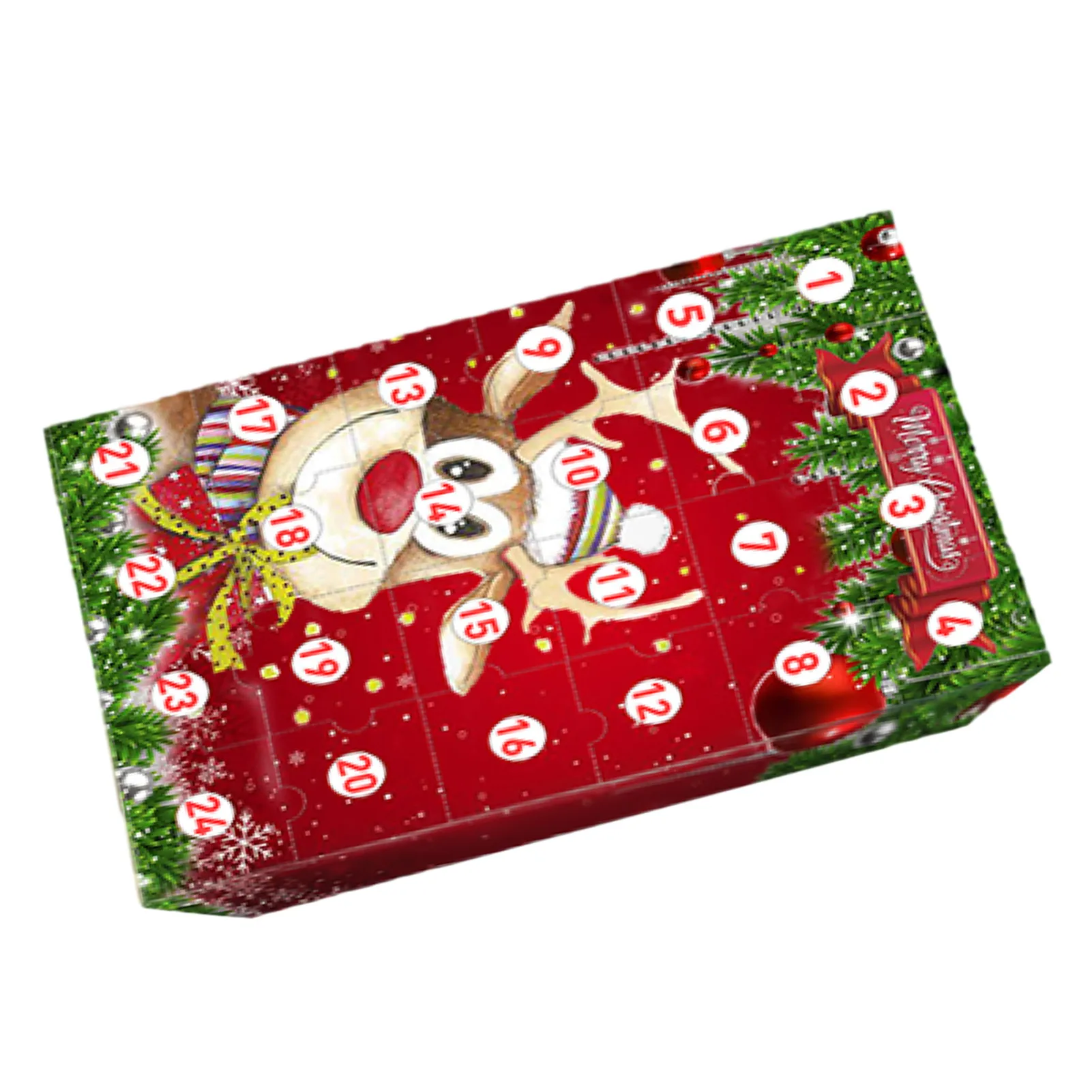 

Christmas Advent Countdown Calendar 24 Days Surprise Resin Material Box Gifts For Children Honest