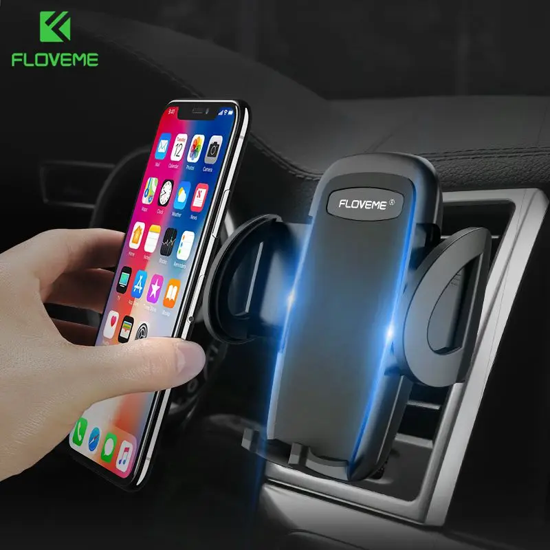 Автомобильный держатель для телефона FLOVEME подставка iPhone 7 8 Plus X XS Max универсальный