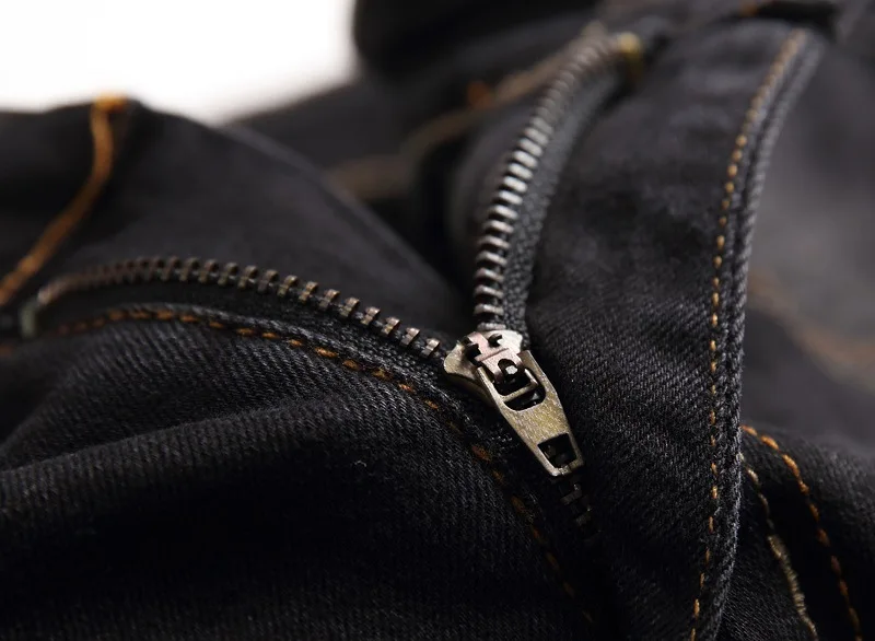 Men's Jeans Retro Stretch Denim Pants Slim Fit Male Straight Streetwear Jeans Hombre Classical Men Brand Clothes Size 28-42