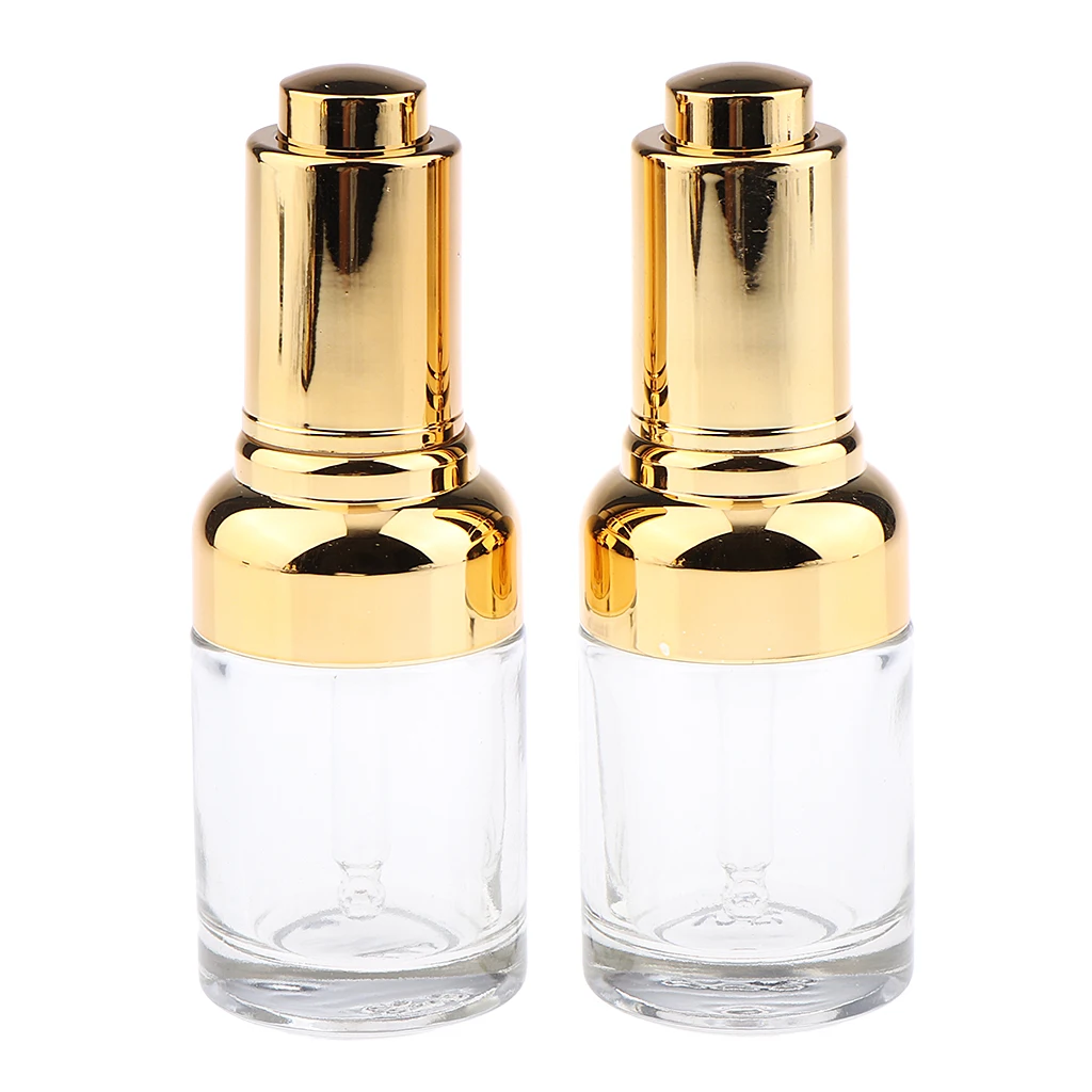 

2Pcs Empty Aromatherapy Oils Dispenser Bottles, 30ml(1 Ounce) Clear Essential