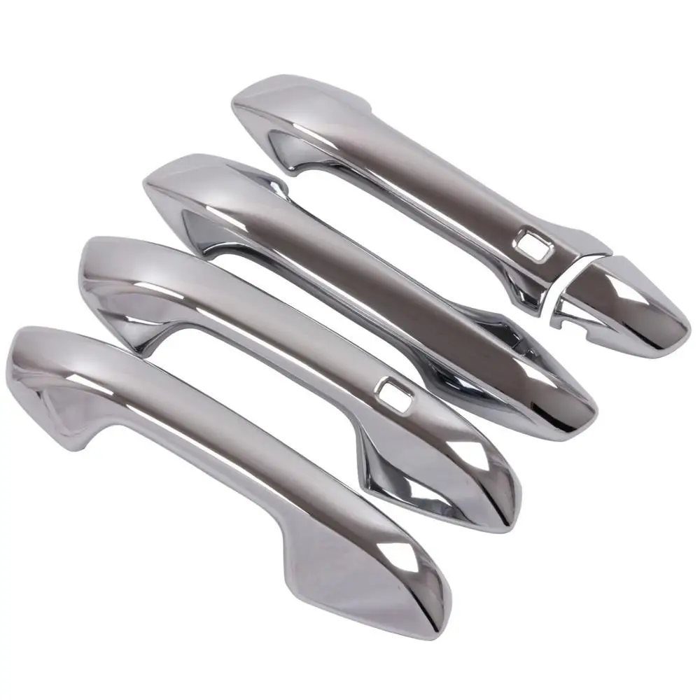 

For Kia Seltos 2020 2021 2022 New Chrome Car Door Handle Cover Trim Sticker Car Styling Accessories Decal