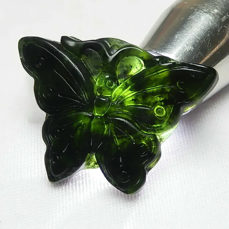 

Natural Black Green Jade Butterfly Pendant Bead Necklace Chinese Carved Charm Jewelry Fashion Amulet for Men Women Lucky Gifts