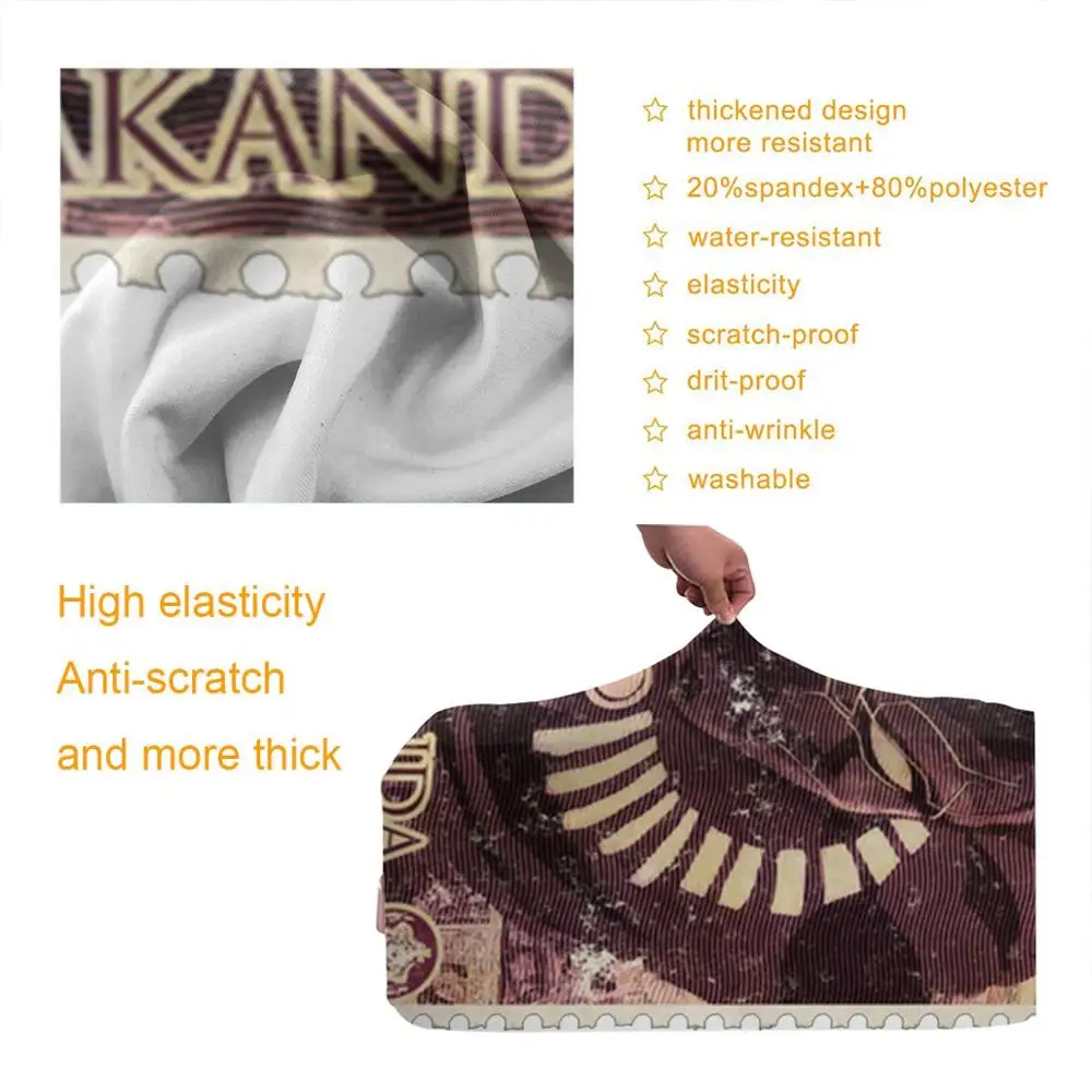 Почтовый штамп издалека Черная пантера Дорожный чемодан протектор Забавный DIY