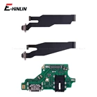 10 шт.лот разъем для зарядки питания разъем док-станция Mic гибкий кабель для HuaWei P30 P20 Pro P10 P9 Plus Mini P8 Lite 2017