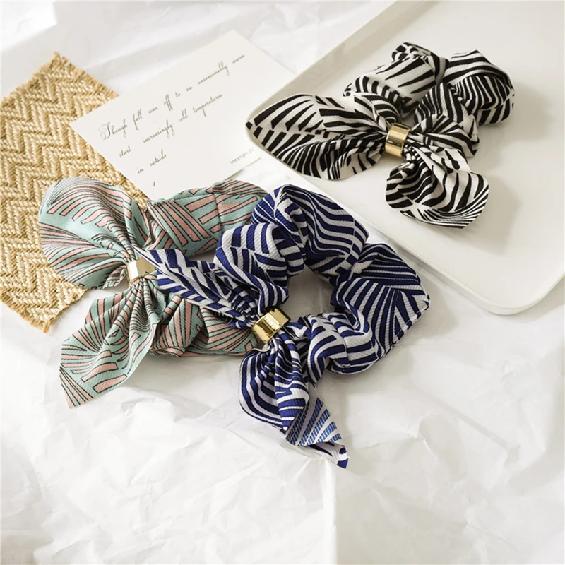 

Fashion hair rope hair circle net red head rope hair rope buckle knotted rabbit ears large intestine circle women's elastic band