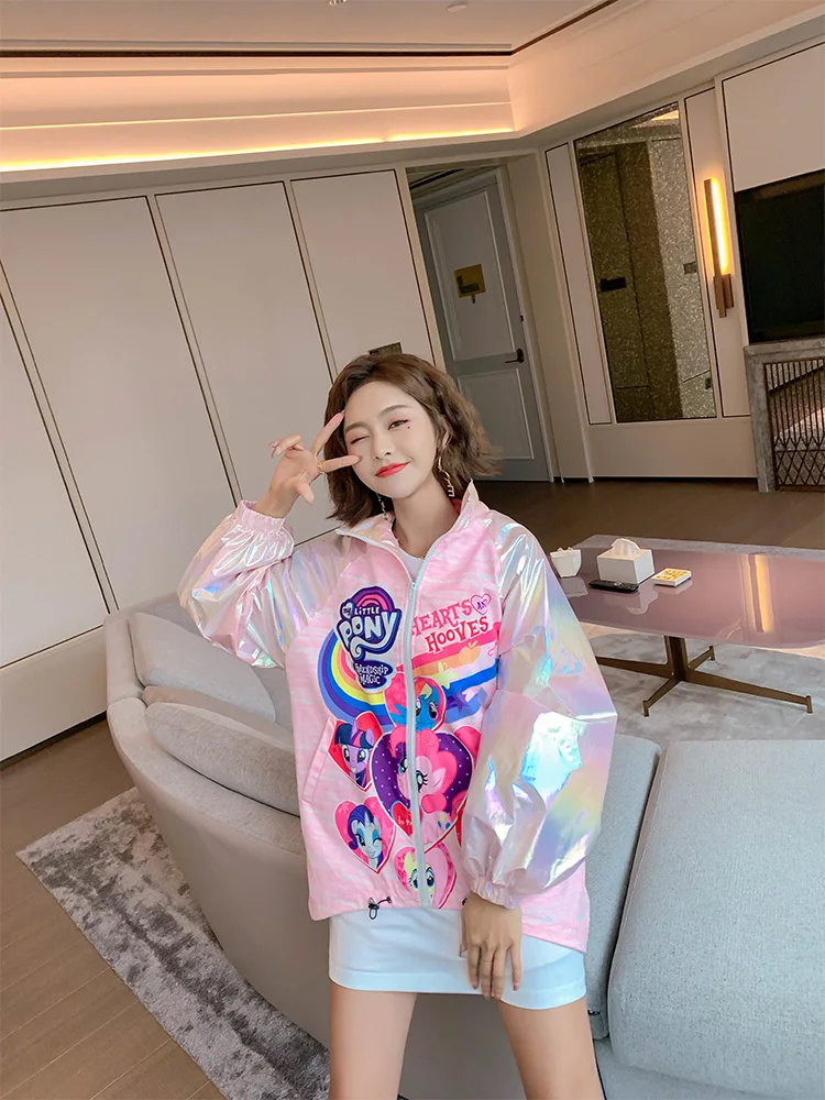 Женская куртка женская Европейская станция 2020 Весна Новый свободный большой