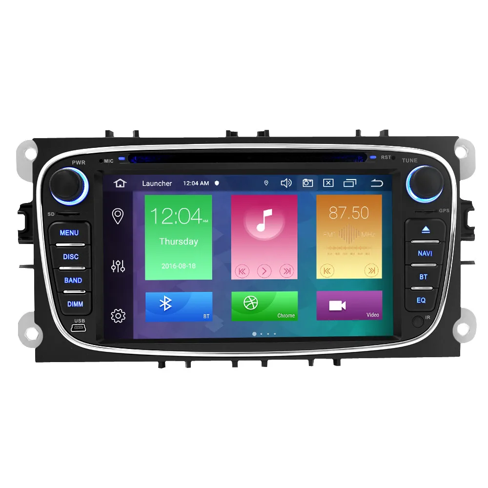 4G ram 64G rom Android 9,0 автомобильный Радио DVD навигационный плеер для Ford/Focus/Mondeo/S-MAX/C-MAX/Galaxy gps Видео Мультимедиа Стерео