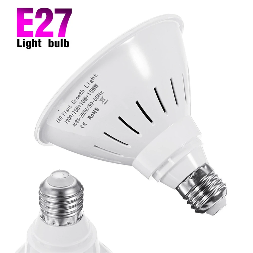E27 100W SMD2835 LED Grow Light 290LED Full Spectrum Plant Lamp for Flower Seeds Greenhouse Indoor Plants Growing AC85-265V | Лампы и