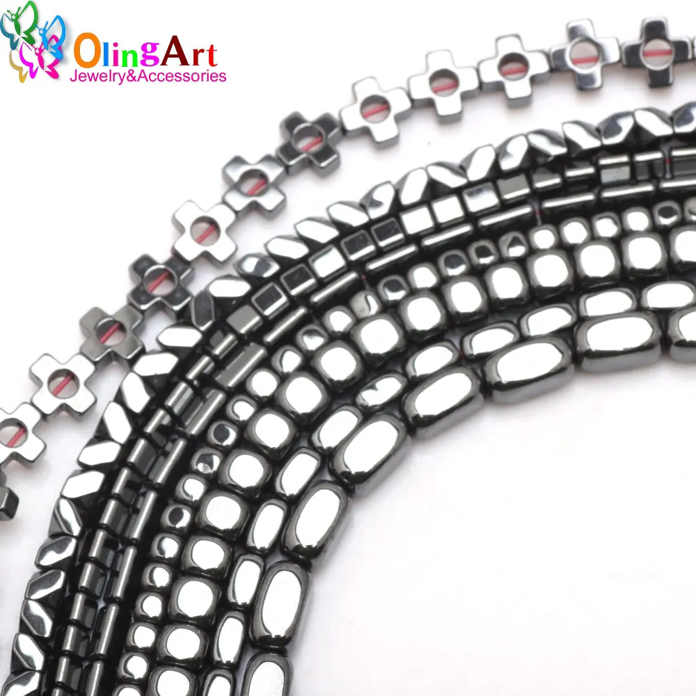 Olingart высокое качество натуральный камень гематит треугольник/кубоид/гироскоп