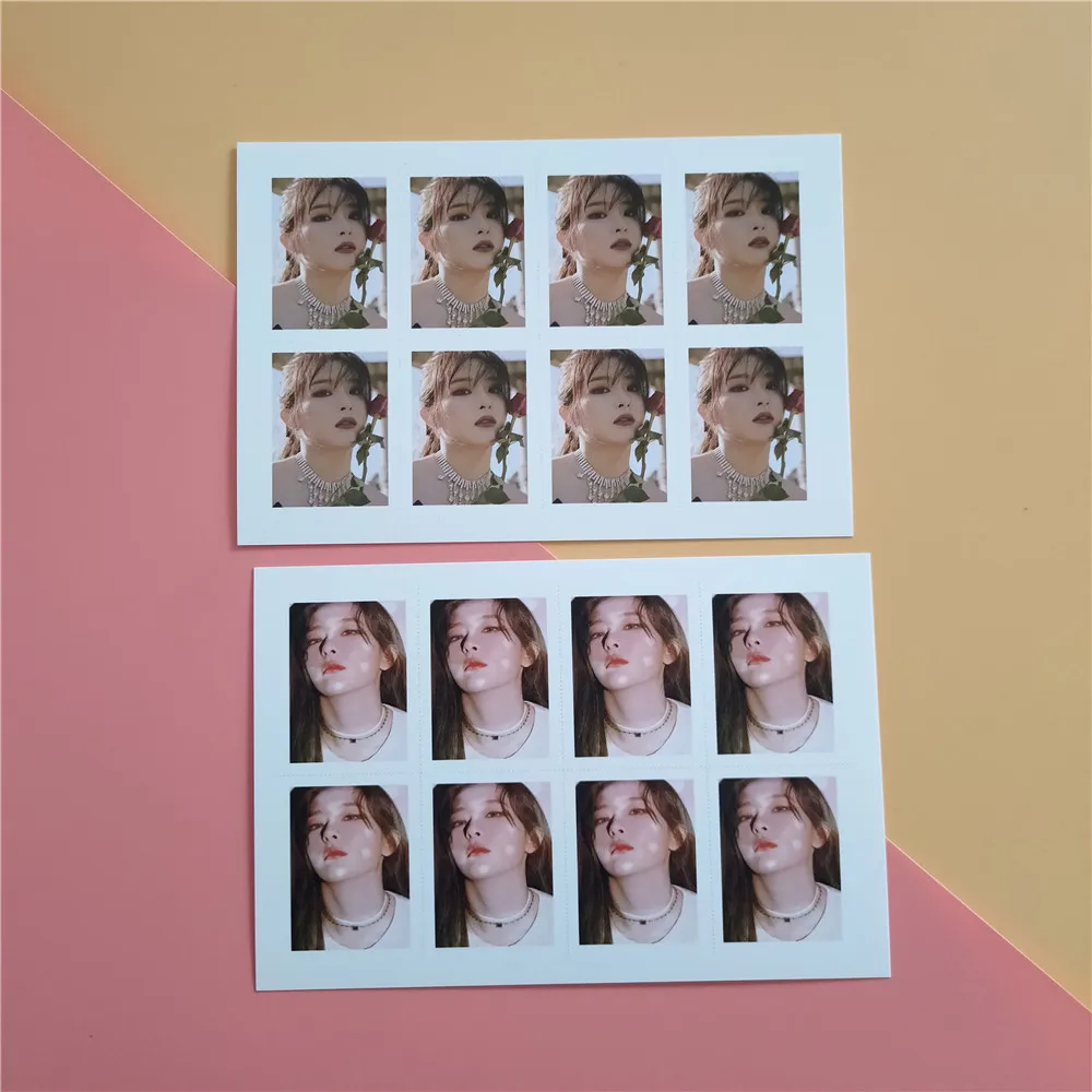 

2pcs/set RED VELVET 1 inch HD photo card New arrivals for fans collection High quality Red velvet Photocard