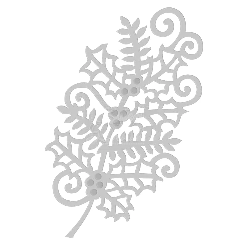 

2020 New Christmas Plant Decoration Metal Cutting Dies For Cut Paper Making Flower and Leaf Card DIY Scrapbooking NO Stamps Sets