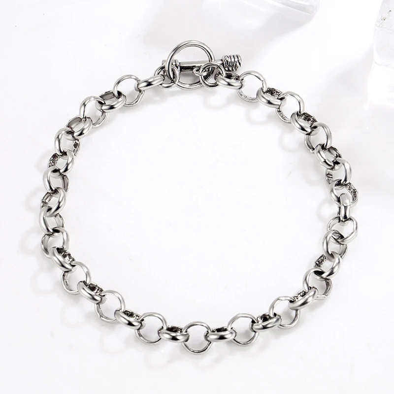 

KOFSAC High Quality 925 Sterling Silver Vintage Charm Bracelet & Bangle For Women Valentine's Day Birthday Party Jewelry Gift