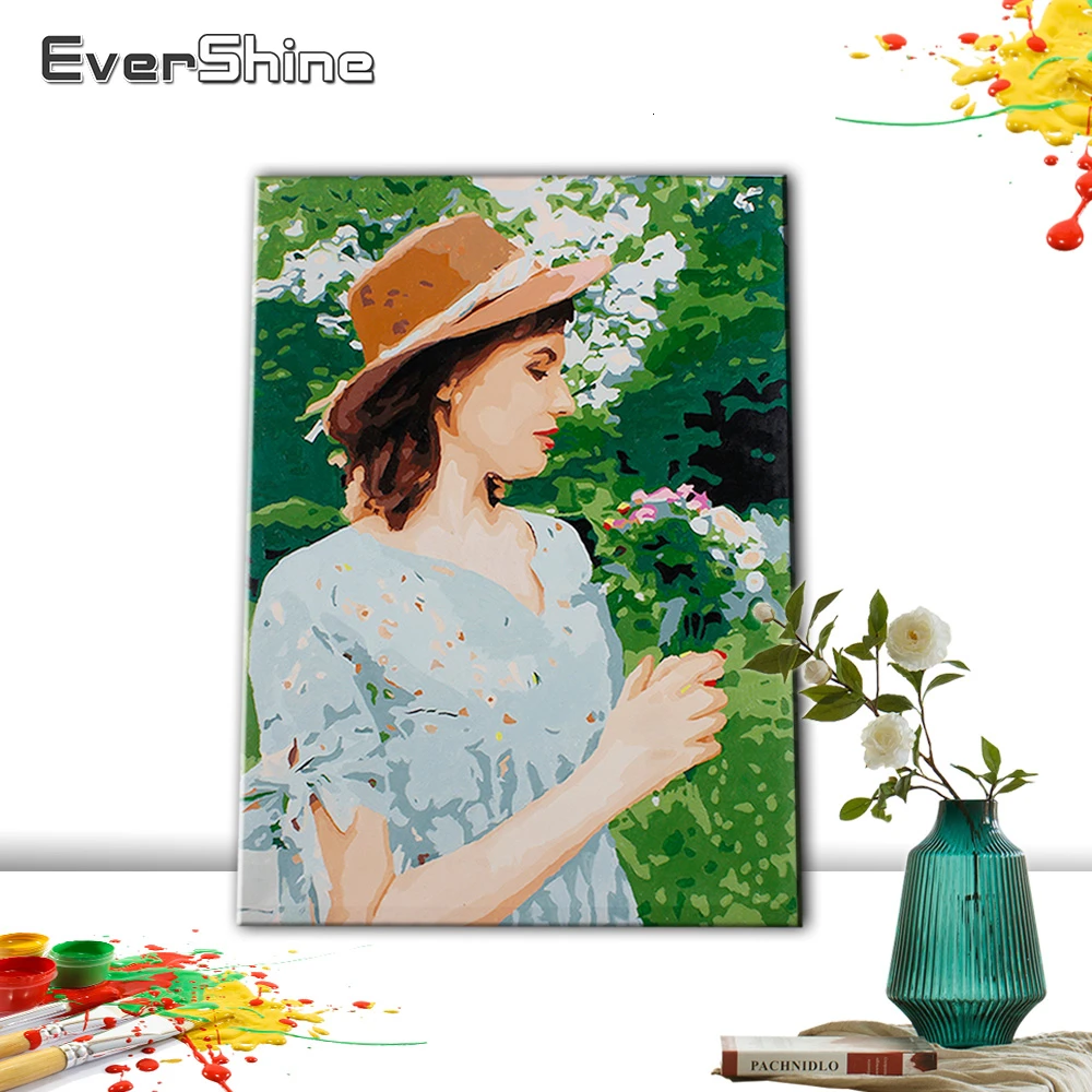 Evershine фото на заказ DIY масляная краска по номерам наборы холст Рисование
