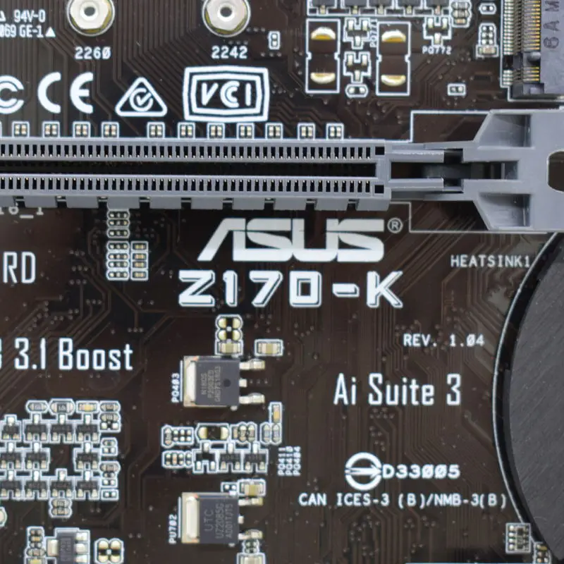 Материнская плата ASUS Z170-K 1151 Z170 материнская DDR4 с поддержкой Core i7 6700K i3 7350K
