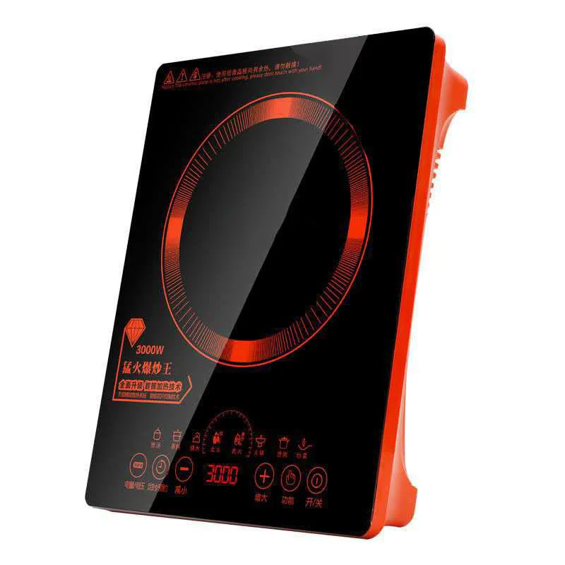 Коммерческая индукционная плита 3000 Вт высокой мощности аккумуляторная домашняя