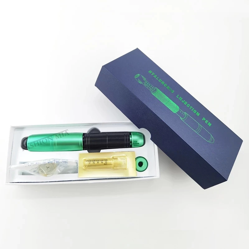 

New 2in1 Painless Hyaluronic Pen 3 Level Pressure Stainless Atomizer for Lip Filling Brightening and Wrinkle Removal