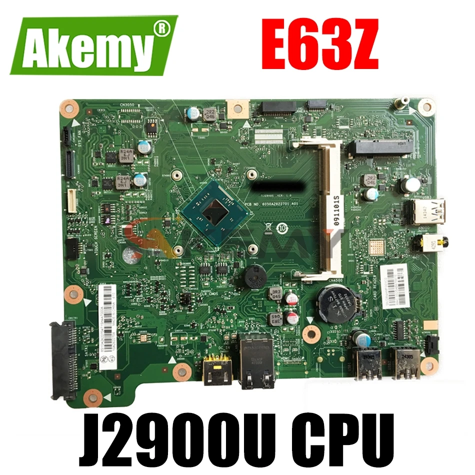 

03T7370 материнская плата для Lenovo ThinkCentre E63Z AIO материнская плата с J2900U 100% протестированная Полная работа