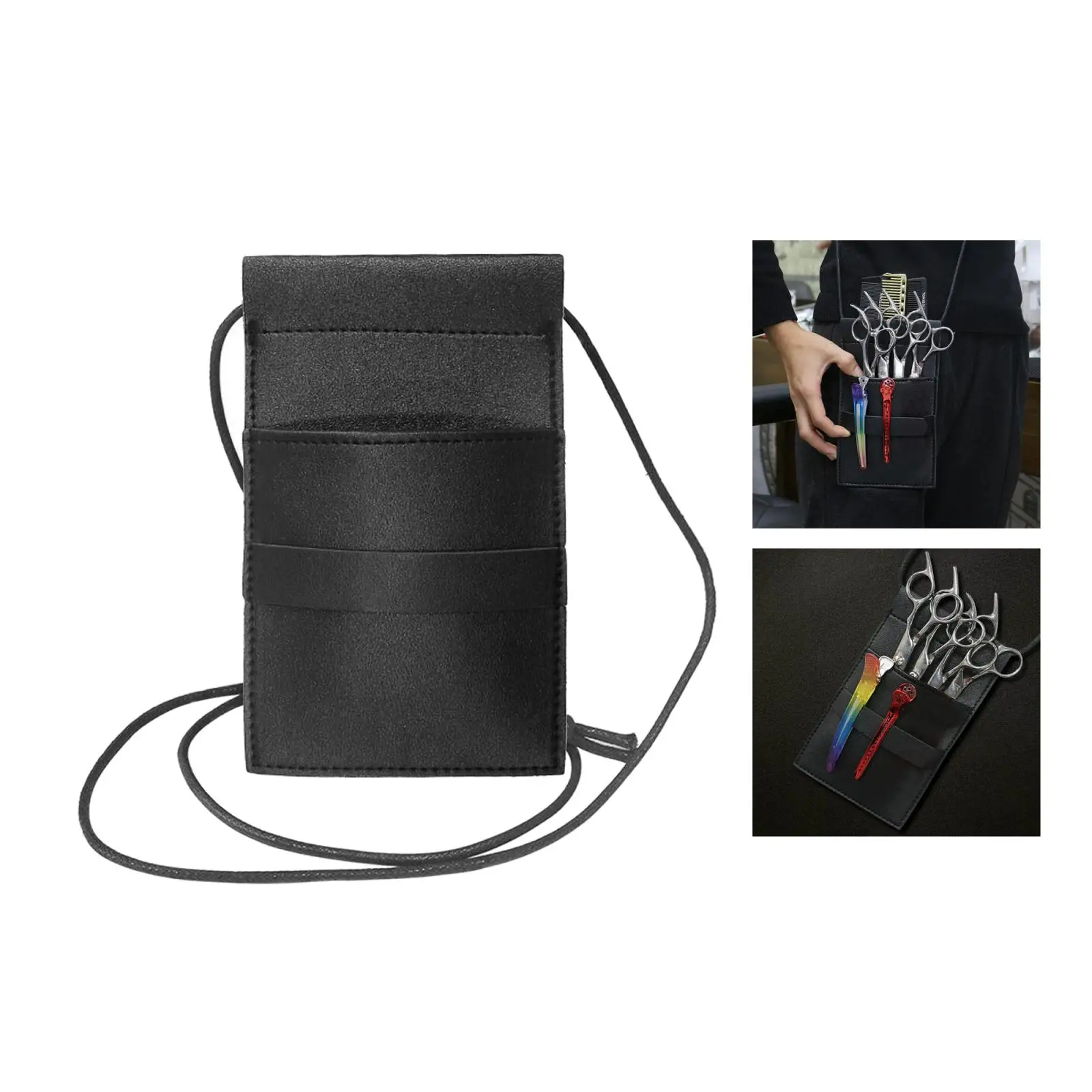 

Salon Barber Scissors Hairdressing Waist Bag Shears Brushes Tools Storage