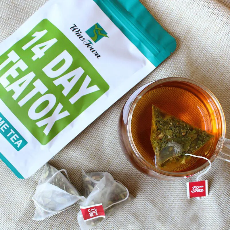 

14 Days Detox Tea Evening & Morning Burning Fat Colon Cleanse Flat Belly Natural Balance Accelerated Slim Weight Loss Products