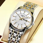 Мужские часы бренда NIBOSI, повседневные водонепроницаемые кварцевые часы из нержавеющей стали с хронографом, мужские часы