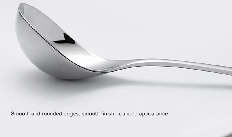 Korean Stainless Steel Thickening Spoon Creative Long Handle Hotel Hot Pot Spoon Soup Ladle Home Kitchen Essential Tools h2
