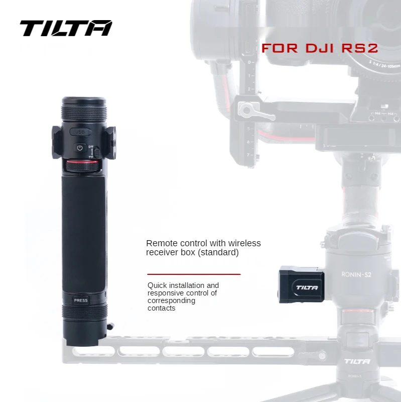 

Фонарик Tilta RS2 с дистанционным управлением, рукоятка для фокусировки для DJI RS2 RSC2, система поддержки искусственных рук, комплект RS2 для стрель...