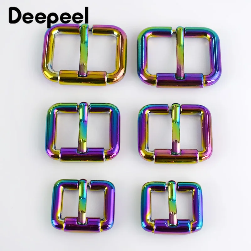 

Deepeel 4pcs 20/25/32mm Hardware Decor Belt Buckles Metal Bag Pin Buckles DIY Coat Garment Shoes Adjust Handbag DIY Accessories