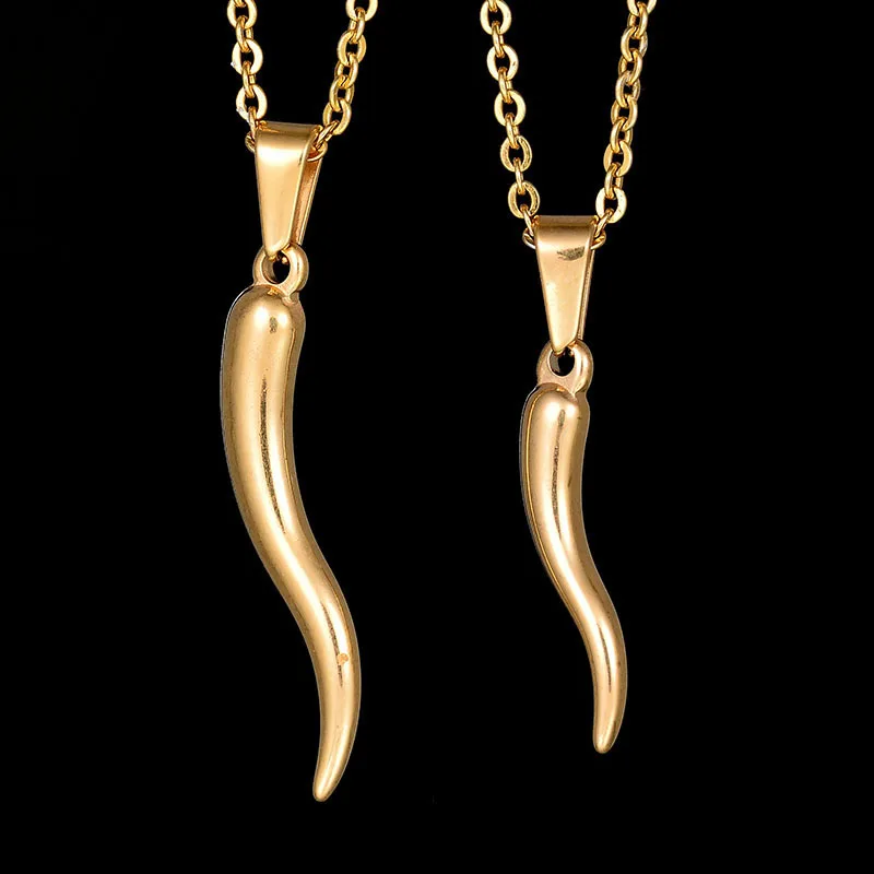 Ожерелья Cornicello из итальянского рога для женщин Женское Ожерелье изящные модные