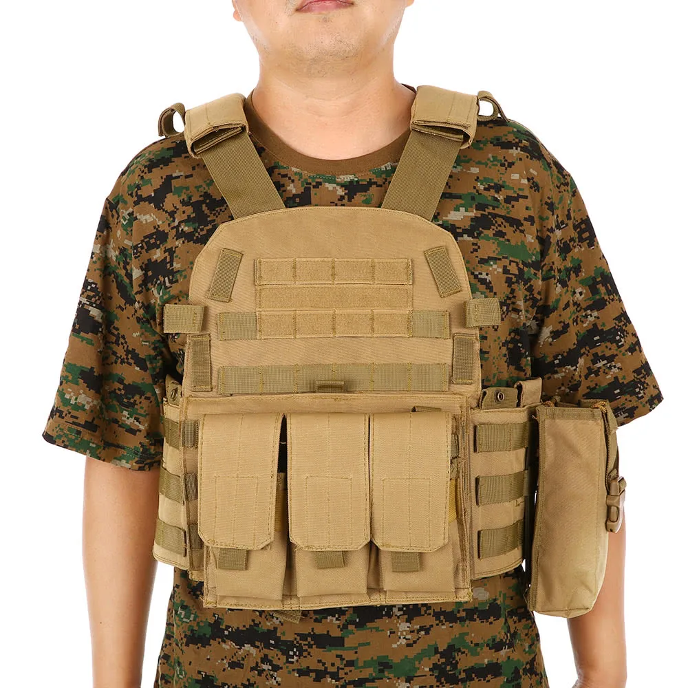

6094 Tactical Vest Airsoft Plate Carrier 094K Molle M4 Pouch Body Armor Outdoor Military Army Paintball Hunting Combat Vests