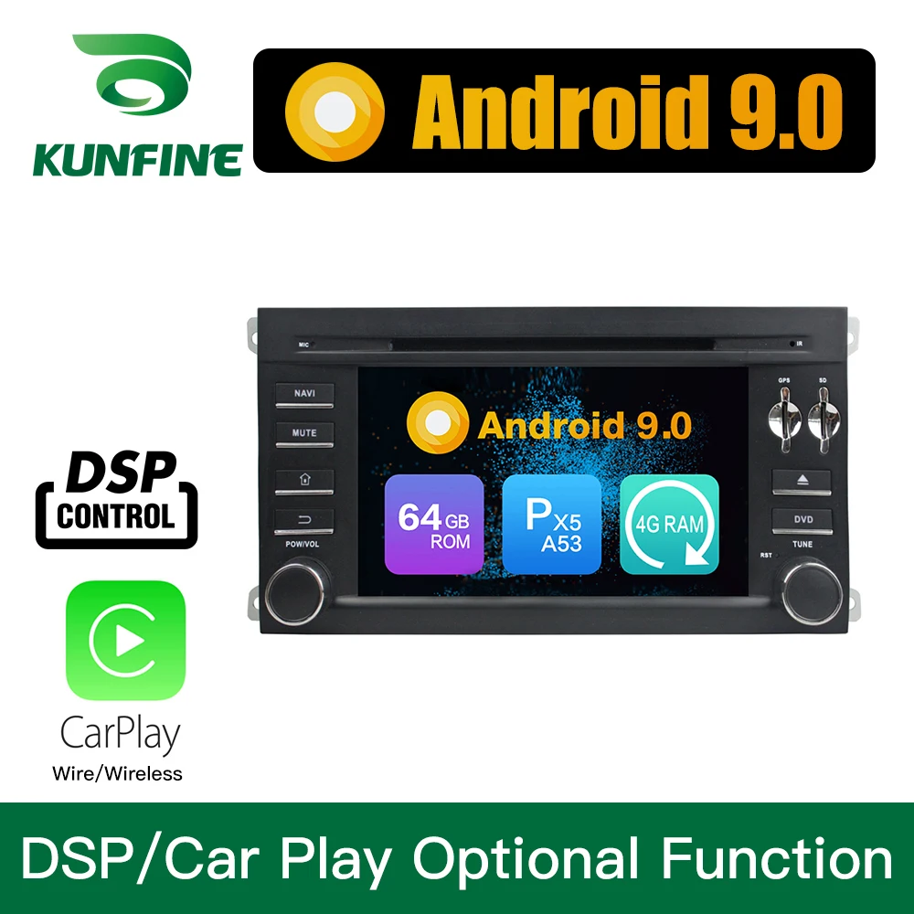 Android 9 0 Восьмиядерный 4 Гб ОЗУ 64 ПЗУ автомобильный DVD GPS навигатор мультимедийный