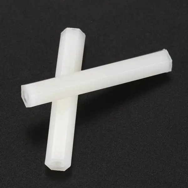 GTBL 40 мм M3 внутренняя резьба Белая нейлоновая прокладка для платы Шестигранная