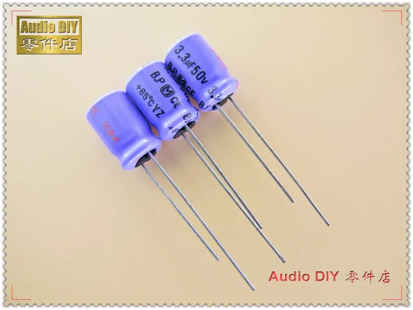 

20PCS/100PCS YZ-BP Series 3.3uF 50V 50V3.3UF Audio Non-Polar Electrolytic Capacitor