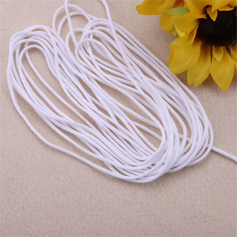 50 ярдов 3 мм маска для полости рта канатная Резиновая лента Эластичная круглая