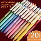 Andstal 520 цветов в стиле ретро набор гелевых чернильных ручек 0,5 мм d  s выдвижные цветные гелевые ручки gelpen школьные офисные принадлежности стационарные