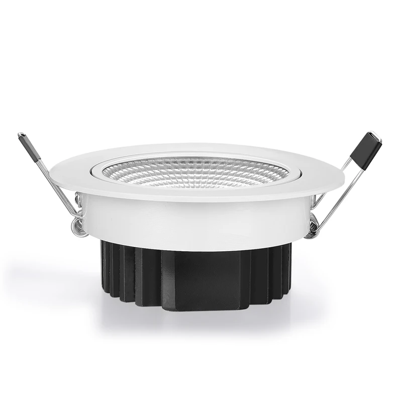 Приглушаемый Светодиодный точечный светильник COB 220 В переменного тока 3 Вт 5 7 12