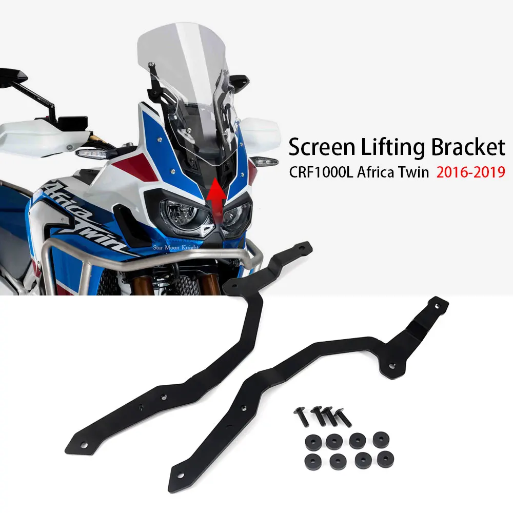 

Подъемный кронштейн для лобового стекла HONDA africa twin crf 1000, комплект держателей для лобового стекла CRF 1000 CRF1000 L crf1000l 2018