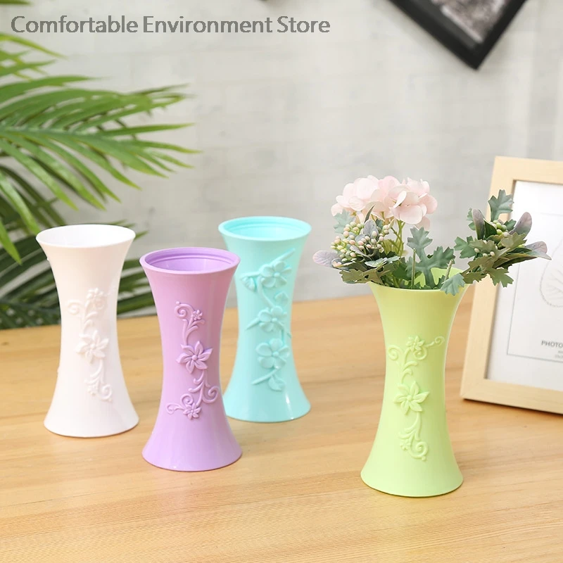 

Flower Vase Decoration Home Plastic Flower Pots Flower Basket Nordic Decoration