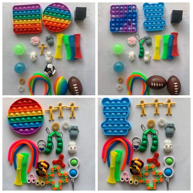 

Strings Marble Relief Gift for Adults Fidget Toys Anti Stress Squishy Toy Set Girl Children Sensory Stress Relief Antistress Toy