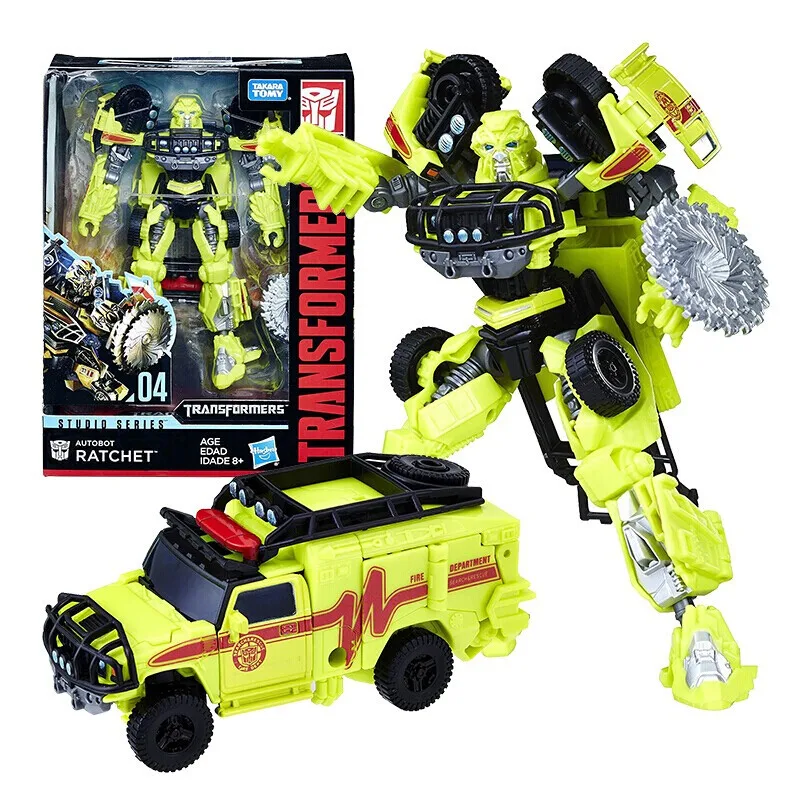 Hasbro Transformers Studio Series 04 Deluxe Class Movie 1 Autobot трещотка модель игрушки SS04|Трансформеры и