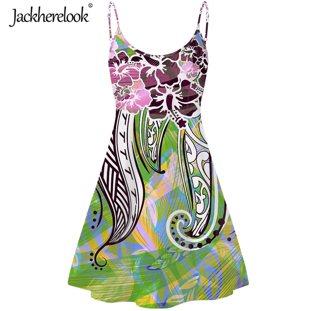 

Женское пляжное платье Jackherelook, на тонких бретелях, с цветочным принтом