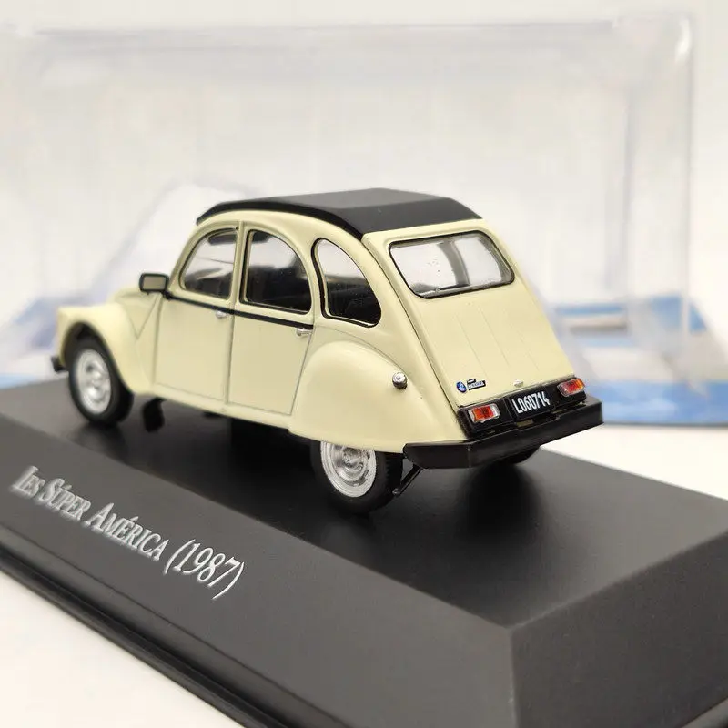 IXO 1:43 Citroen 3CV IES Super America 1987 бежевые литые модели Ограниченная Коллекция| |