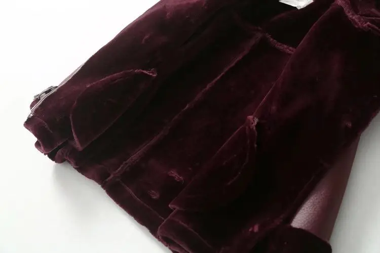 Zqlz осенне зимнее женское пальто из искусственной кожи с поясом теплая куртка на