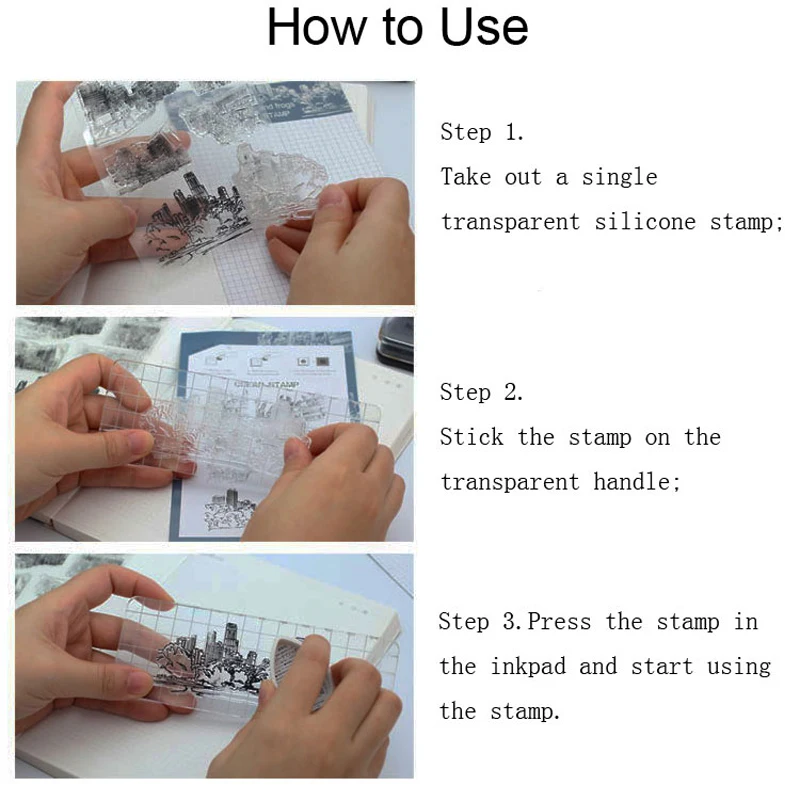 Прозрачный силиконовый тонкий блокнот для скрапбукинга штамп инструмент сделай