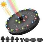 Водяной насос, 3,5 Вт, USB, бесшумный, с шнуром питания, водонепроницаемый фонтан, цветная светодиодный ная подсветка для садового водяного насоса, аквариума, фонтана