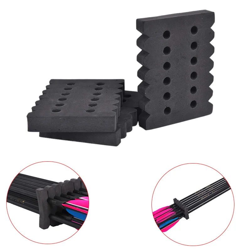 

3Pcs Archery Arrow Holder EVA Foam Rack 12 Arrows Separator Quiver Protection Spliter Shelf Bow Hunting Shooting