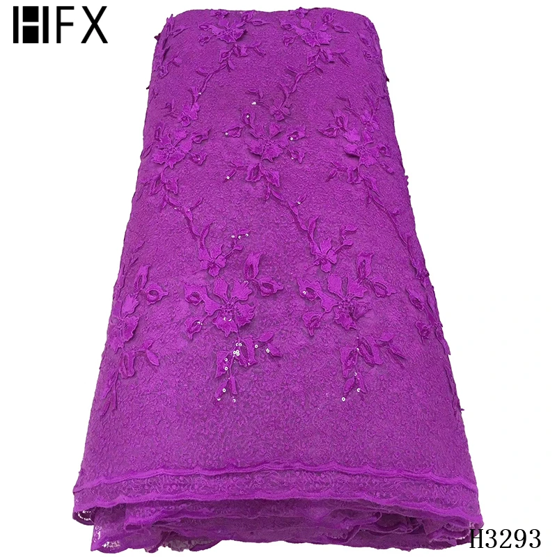 Розовая африканская кружевная ткань вышитые цветочные сетчатые кружева