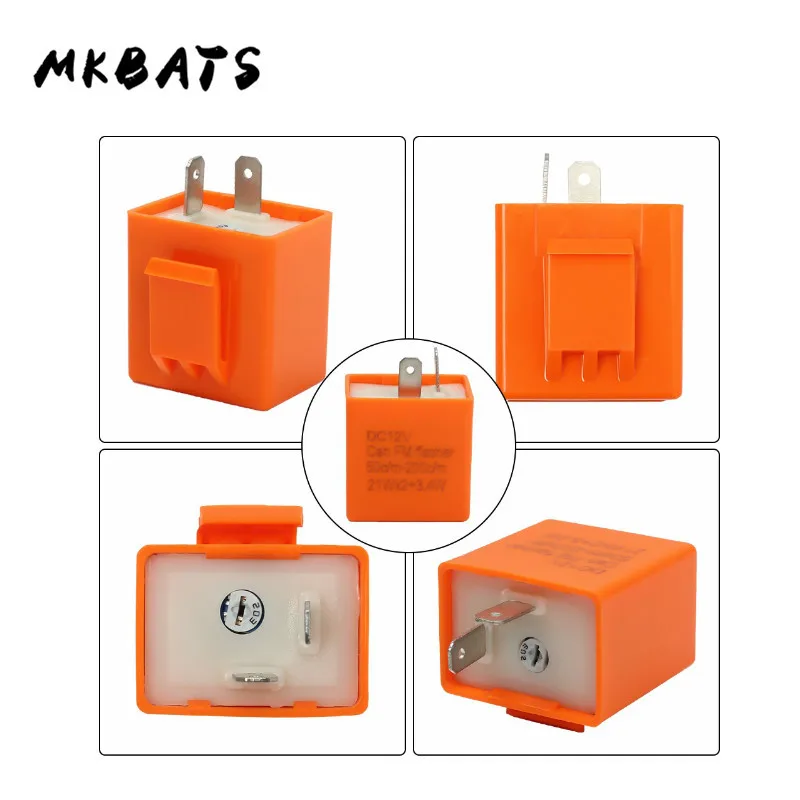 12V 2 контактный FM Светодиодный проблесковый маячок реле сигнал поворота