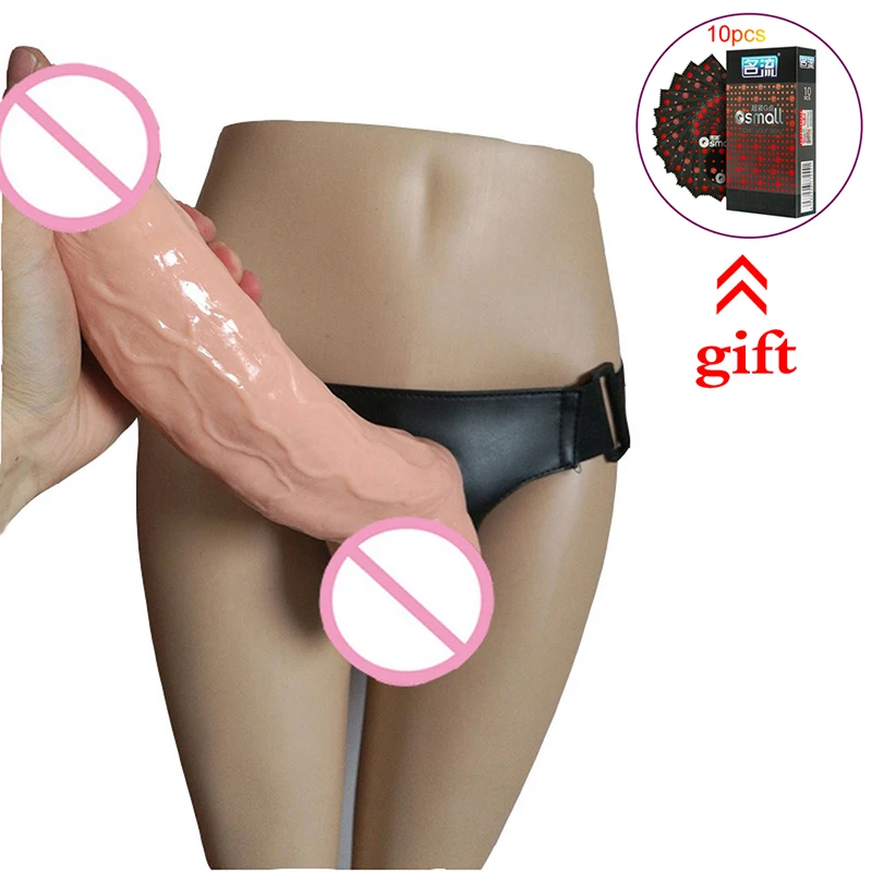 Реалистичный Супер огромный дилдо страпон на Большой конский большой член