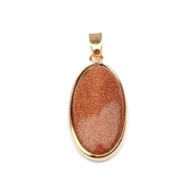 

Natural Stone Pendant Oval Shape Pendants Agated Lapis Lazuli Charms Making for Jewelry Necklace Gift for Women 40x16x6mm